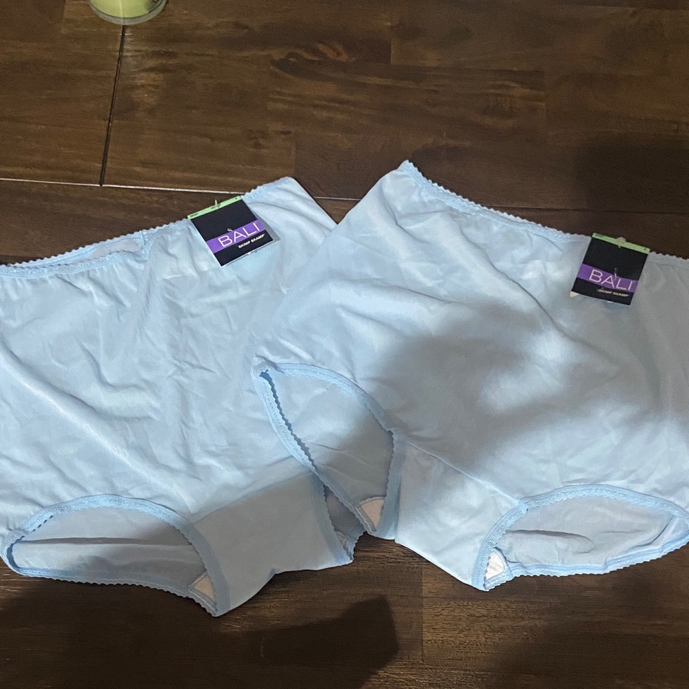 Granny Panties 2 pairs NWT Bali Size XL 8 Brief Skimp Skamp 2008